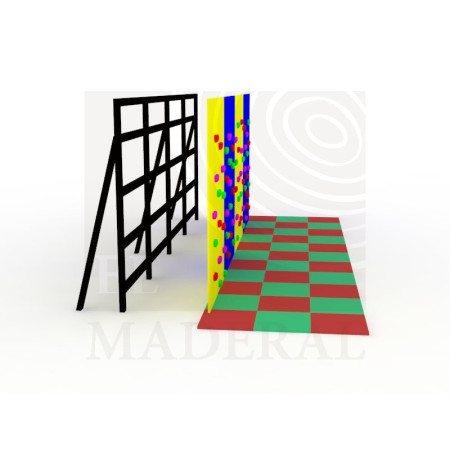 Muro de escalada autosoportante