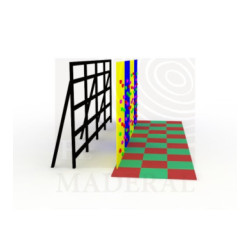 Muro de escalada autosoportante