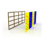 Muro de escalada de sujeción a muro