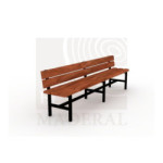 Banca pasillo con respaldo