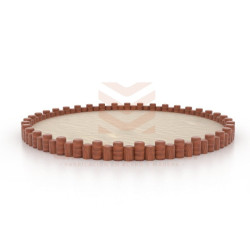 Arenero Circular Infantil de Madera 200 cm