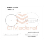 Arenero Circular Infantil de Madera 200 cm