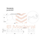 Serpiente de Madera | Juego Infantil de Exterior