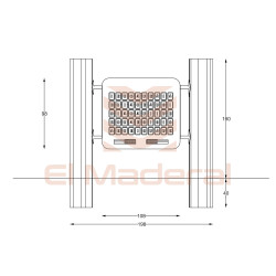 Juego Panel Memoriza Infantil | Juego Didáctico Exterior | El Maderal
