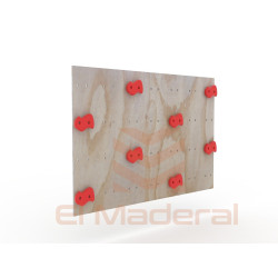 Panel Modular de Escalada Infantil 80×60 cm | Juego Exterior | El Maderal