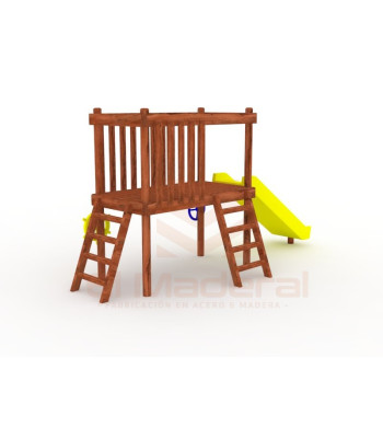 Juego Infantil para Patio Exterior | Juegos de Madera | El Maderal