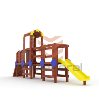 Tren Infantil Grande Exterior | Juego Infantil | El Maderal