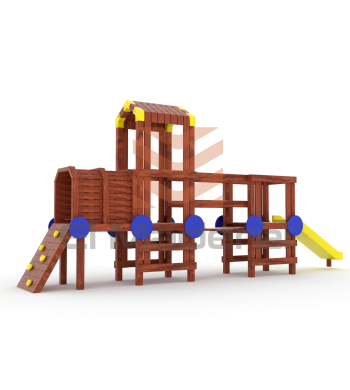 Tren Infantil Grande Exterior | Juego Infantil | El Maderal