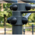 Embellecedores y tapas para pernos negro intemperie | El Maderal