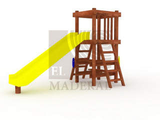 Tobogán con accesorios