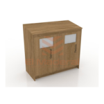 Contenedor reciclaje doble melamina