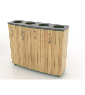 Contenedor segregado x 4