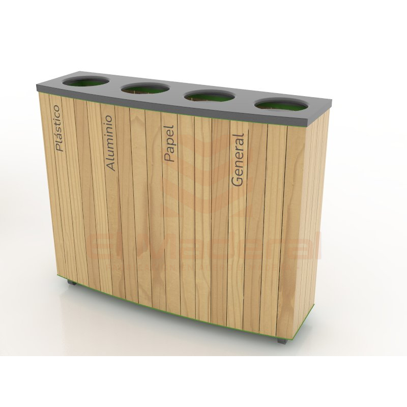 Contenedor segregado x 4