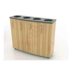 Contenedor segregado x 4