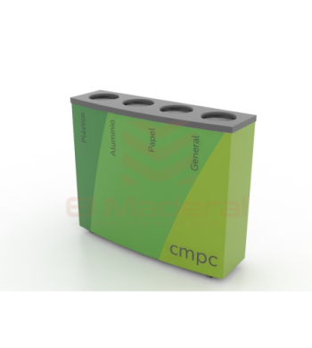 Contenedor x 4 segregaciones personalizado