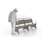 Escaño antivandálico inclusivo R.E.P.L.