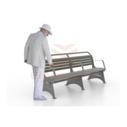 Escaño antivandálico inclusivo R.E.P.L.