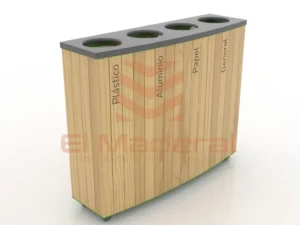 basurero reciclaje