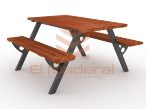 Mesa metal madera