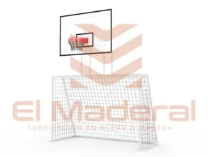 arco de futbol y basquet