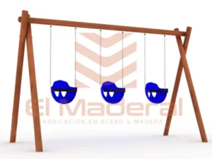columpio triple para bebés