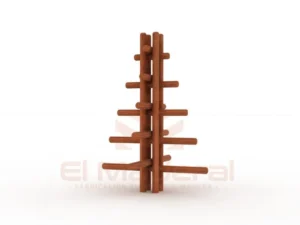 Arbol de trepa en madera