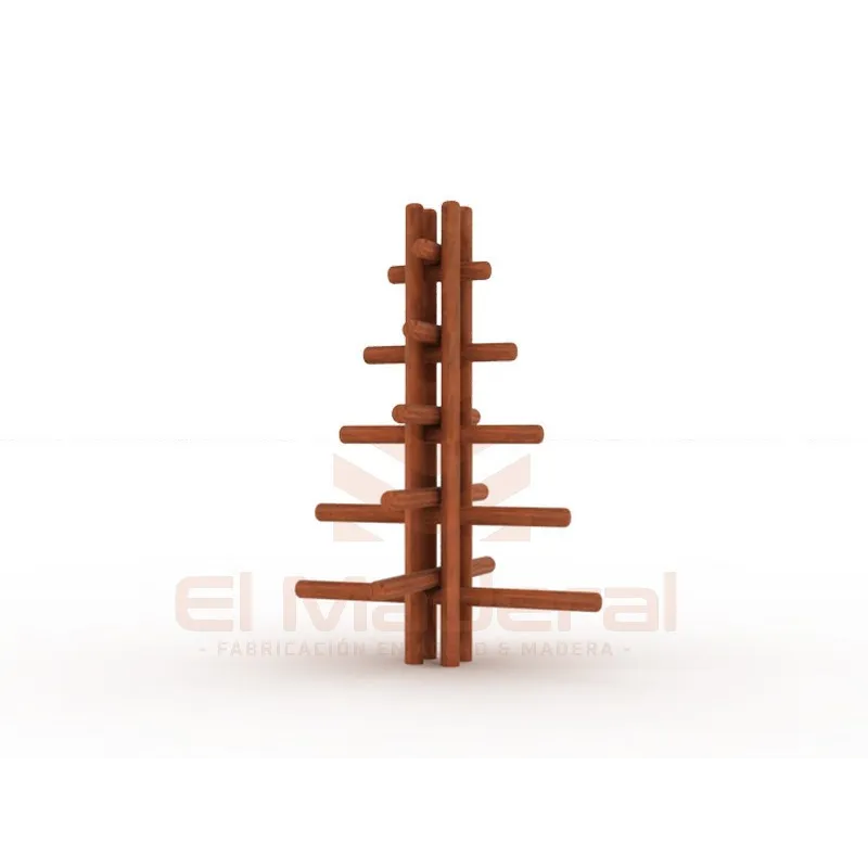 Arbol de trepa en madera
