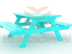 mesa picnic colores
