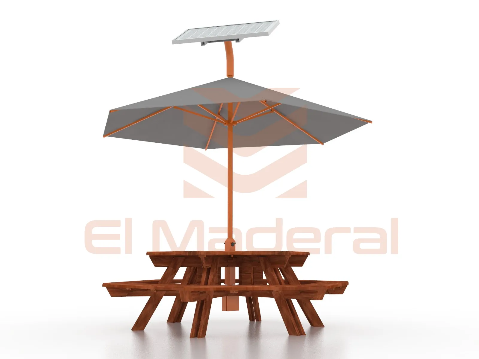 Mesa Hexagonal Solar 12volt