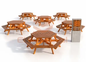 Promocion mesas hexagonales