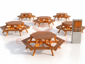 Promocion mesas hexagonales