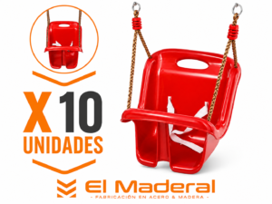 Columpio respaldo alto x 10 unidades