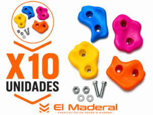Presas de escalada x 10 unidades