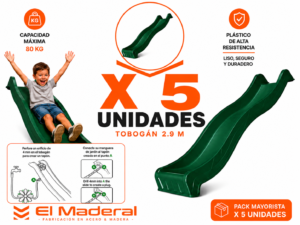 Tobogan 2.9 x 5 unidades